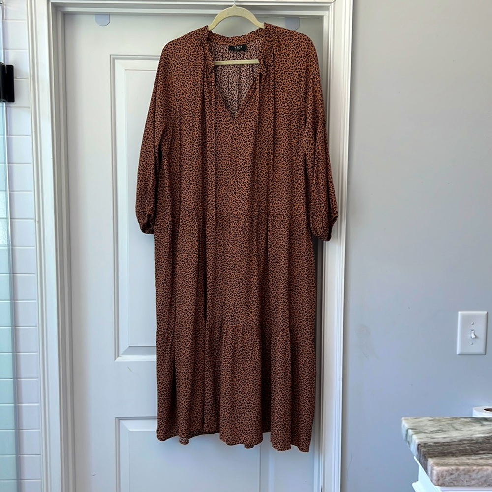Cheetah print maxi